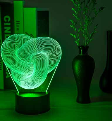 LED 3D Night Light - Mood Lamp