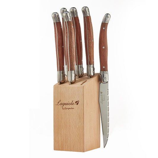 Stainless Steel Wooden Handle Knife Set